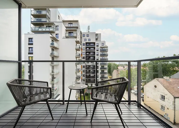 דירה Eleganckie We Wroclawiu Z Parkingiem I Biurkiem Do Pracy Zdalnej By Renters *