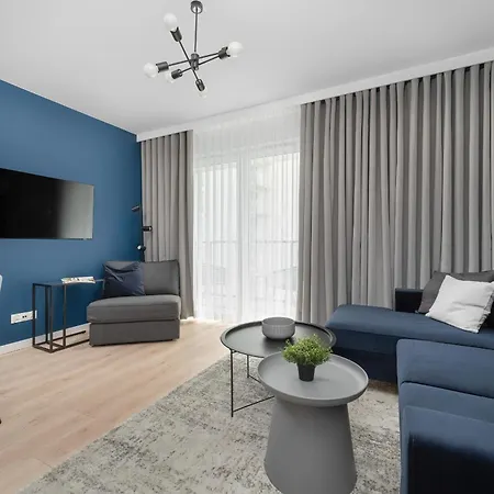 アパート Eleganckie We Wroclawiu Z Parkingiem I Biurkiem Do Pracy Zdalnej By Renters