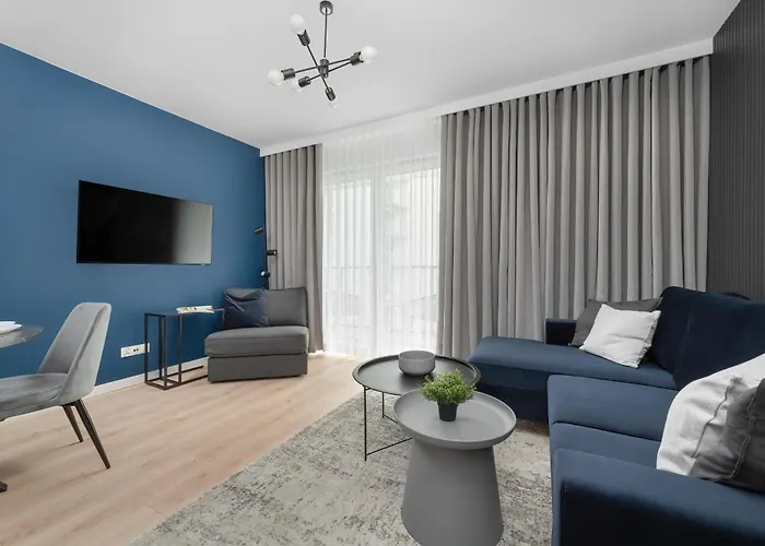 アパート Eleganckie We Wroclawiu Z Parkingiem I Biurkiem Do Pracy Zdalnej By Renters